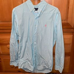 Long sleeve button up Polo